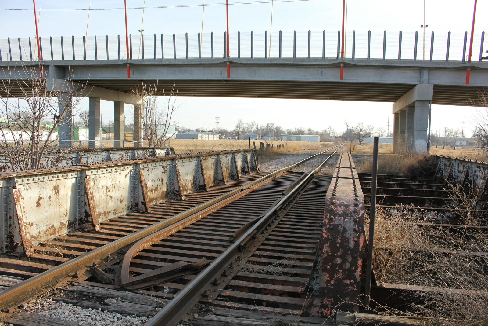 Looking south